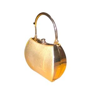 Vintage Gold Clutch/ Mini Bag